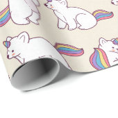 Unicorn Beren Verpakkingspapier Cadeaupapier (Rol Hoek)