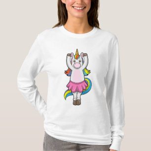 Unicorn bij Ballet Dance met Skirt T-shirt