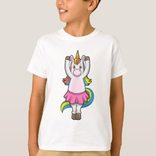Unicorn bij Ballet Dance met Skirt T-shirt