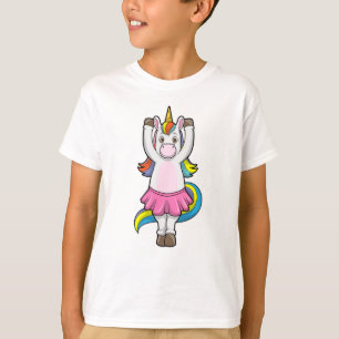 Unicorn bij Ballet Dance met Skirt T-shirt