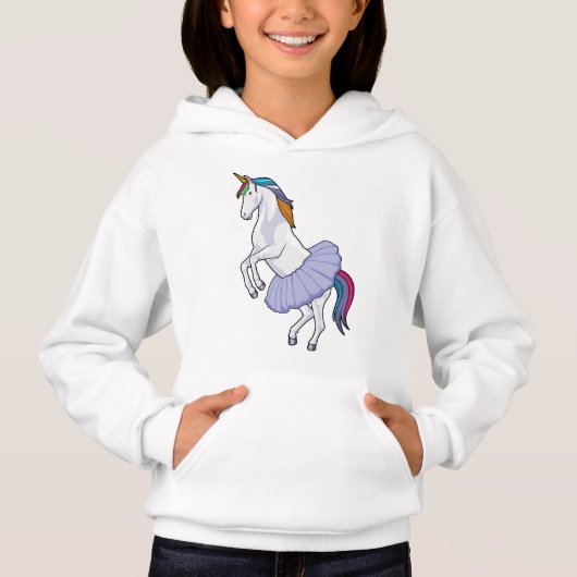Unicorn bij Ballet met Skirt (Voorkant)