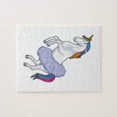Unicorn bij Ballet met Skirt Legpuzzel (Horizontaal)