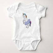 Unicorn bij Ballet met Skirt Romper (Voorkant)