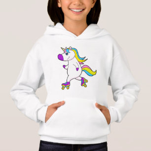 Unicorn bij Gealigneerd schaatsen met schaatsen va