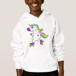 Unicorn bij Gealigneerd schaatsen met schaatsen va