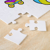 Unicorn bij Gealigneerd schaatsen met schaatsen va Legpuzzel (Zijkant)