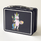 Unicorn bij het Schilderen met Borstel & Kleur (Achterkant)