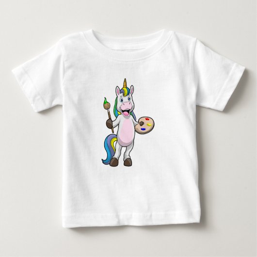 Unicorn bij het Schilderen met Borstel & Kleur (Voorkant)
