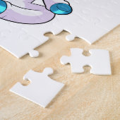 Unicorn bij Meditate in vergadering Legpuzzel (Zijkant)