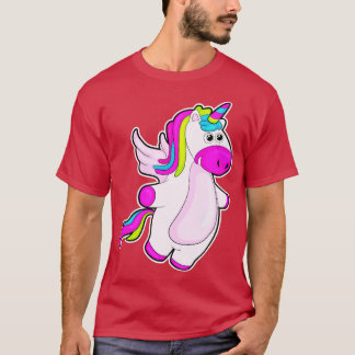 Unicorn bij vliegen t-shirt