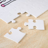 Unicorn bij zwemmen met Swim-ring Legpuzzel (Zijkant)