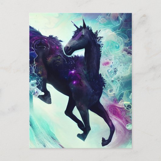 Unicorn binnen het Briefkaart van de Melkweg (Voorkant)