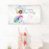 Unicorn Birthday Banner (Insitu)