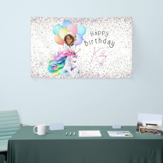 Unicorn Birthday Banner (Beurs)