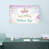 Unicorn Birthday Banner Magical Girl Party (Beurs)
