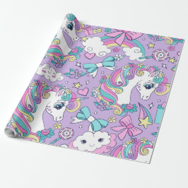 Unicorn Birthday Cadeaupapier