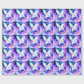 Unicorn Birthday Cadeaupapier (Vlak)