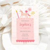 Unicorn Birthday Cake Kaart