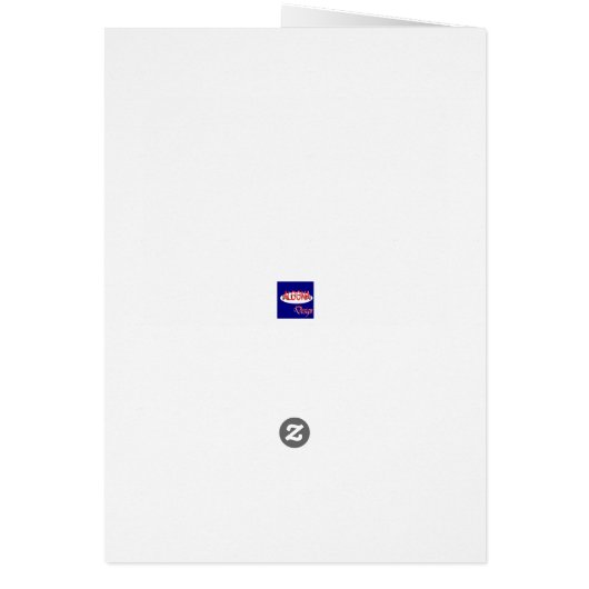 Unicorn Birthday Card (Achterkant)