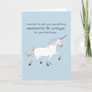 Unicorn Birthday Card Kaart