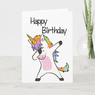 Unicorn Birthday Card Kaart
