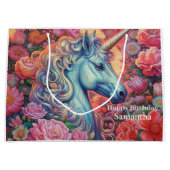 Unicorn Birthday Groot Cadeauzakje (Voorkant)
