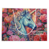 Unicorn Birthday Groot Cadeauzakje (Achterkant)