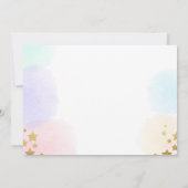 Unicorn Birthday Hartelijk dank voor de kaart Roze (Achterkant)