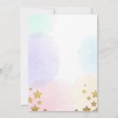 Unicorn Birthday Hartelijk dank voor de kaart Roze (Achterkant)