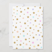 Unicorn Birthday Invitation, Unicorn Party Kaart (Achterkant)