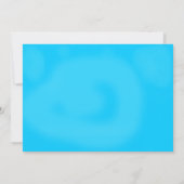 Unicorn Birthday Invitations Kaart (Achterkant)