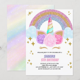 Unicorn Birthday Kaart