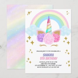 Unicorn Birthday Kaart