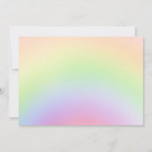 Unicorn Birthday Kaart (Achterkant)