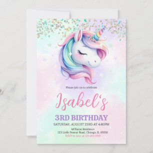 Unicorn Birthday Kaart