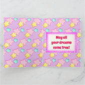 Unicorn Birthday Kaart (Binnen)