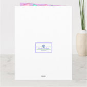 Unicorn Birthday Kaart (Achterkant)