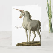  Unicorn, Birthday Kaart (Voorkant)