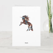 Unicorn, Birthday Kaart (Achterkant)