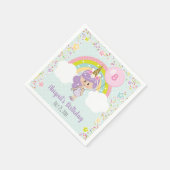 Unicorn Birthday Napkins Servet (Hoek)