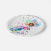Unicorn Birthday Paper Borden Papieren Bordje (Gekanteld)
