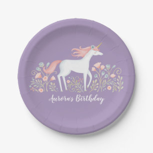 Unicorn Birthday Papieren Bordje