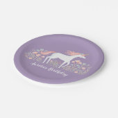 Unicorn Birthday Papieren Bordje (Gekanteld)