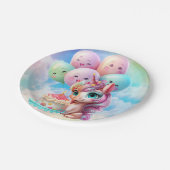 Unicorn Birthday Papieren Bordje (Gekanteld)