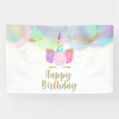 Unicorn Birthday Party Banner (Horizontaal)