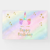 Unicorn Birthday Party Banner (Horizontaal)