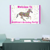 Unicorn - Birthday Party Banner - Kinderen (Beurs)