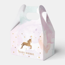 Unicorn Birthday Party Bedankdoosjes