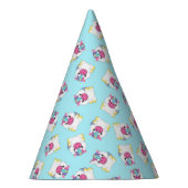 Unicorn Birthday Party Blauwgroen Feesthoedjes (Rechts)