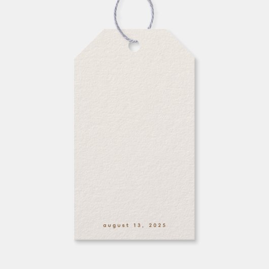 Unicorn Birthday Party Dank je Cadeaulabel (Achterkant)